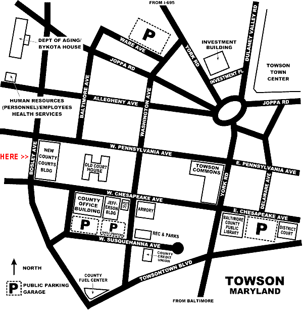 Towson Map