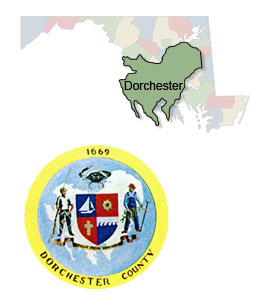 Dorchester County Map and Seal