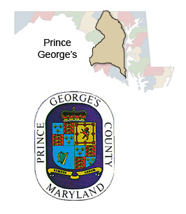 Prince George's County Map and Seal